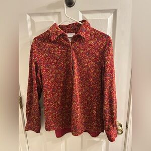 Blair Floral Shirt, Size Medium